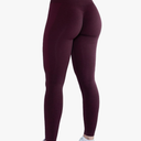 AUROLA Workout Leggings for Women Seamless Scrunch Tights Tummy Control Gym Fitness Girl Sport Active Yoga Pants M/L