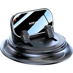 360 Rotatable Car Phone Holder Mount for your car Silicone Phone Mount for Car Dashboard Hands Free Cell Phone Holder Car Compatible with iPhone17 16 15 Pro Max All Smartphones cell phone