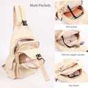 Crossbody Bags for Women Sling Bag Casual Fanny Pack Small Backpack Travel Daypack Chest Bag Shoulder Bag