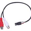 Signal Input Harness 1560-57865-01 Compatible with Punch P300-10 and Punch P300-12 Amplified Subwoofer Enclosures for Any Car Interior