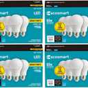 60-Watt Equivalent A19 Dimmable Energy Star LED Light Bulb Bright White (3000K)(16-Pack)