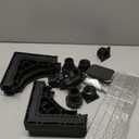 Nefish Mini Fridge Stand Universal Raised Base Adjustable Refrigerator Stands with 4 Strong Feet Washing Machine Pedestal Multi-Functional Bases for Dryer (Black)