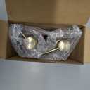 Vine Creations Clear Glass Soap Dispenser, 2 Pack Kitchen Soap Dispenser Set with Stainless Steel Pump, 16 oz Dish Soap and Hand Soap Dispensers for Bathroom with Waterproof Labels (Clear Bottle / Brushed Brass Pump)