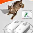 Automatic Wet Food Cat Feeder, 1-48 Hours Smart Timer Pet Feeder with LED Display for 2 Cats, Dry or Semi-Moist Pet Food Dispenser for Kitten and Puppy