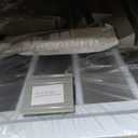 60.5"-113" Wide Baby Gate Extra Long, Large Dog Gate Indoor, Child Proof Gate, Kiddie Gates, Baby Gate for Doorways. White, Dog Gates for The House. Extra Tall Pet Gate.