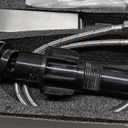 LUFG Bathroom Faucets Brushed Nickel Waterfall Bathroom Sink Faucet Modern Single Handle Bathroom Faucet for 1 or 3 Hole Mxier Tap Washbasin Faucet with Deck, Popup Drain and Supply Hoses