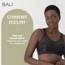 Bali Women's Wireless Bras for Women - Comfort Revolution Wireless Bra - Adjustable & Supportive, Large