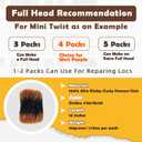 Afro Kinkys Bulk Human Hair Ombre Color #30/1b/#30 for Twist, Mini Twist, Dreadlock and Braiding 100% Afro Kinky-Curly Human Hair Bulk (10inch(50g, #30/1b/30))