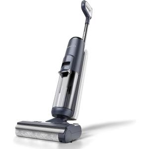 Tineco Floor ONE S5 Smart Cordless Wet Dry Vacuum Cleaner and Mop for Hard Floors, Digital Display, Long Run Time, Great for Sticky Messes and Pet Hair, Space-Saving Design, Blue