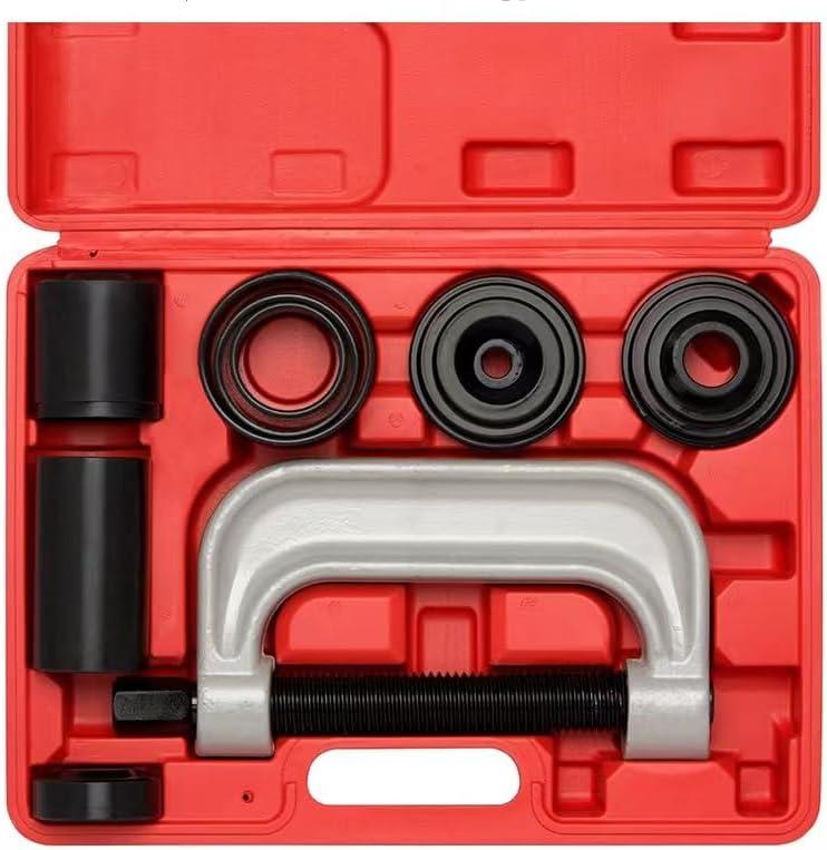 Ball Joint Removal Tool Kit,10PC Ball Joint Press Kit for Most 2WD 4WD Cars and Light Trucks(Red)