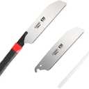 2 in 1 Japanese Hand Saw7.87 inch Pruning SawSK-5 Steel Pruning Saws for TreeReplaceable Blade for DIY Craft, Non-Slip Hand Handle, Sharp & Lightweight for Woodworking and Garden Trim