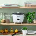 AROMA 6-Cup (Cooked) / 1.5Qt. Bonded Granite Rice & Grain Cooker, ARC-863NG