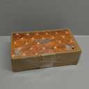 LJLNION Halloween Net Lights, 360 LED 12ft x 5ft Connectable Mesh Fairy String Lights,8 Modes Low Voltage Safe Adaptor for Xmas Trees, Bushes, Wedding, Outdoor Garden Decorations, Orange