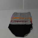CULAYII High Waisted Underwear for Women Cotton No Muffin Top Full Coverage Briefs Soft Stretch Ladies Panties 5 Pack XL