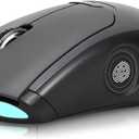 Gugxiom 2-in-1 Fingerprint Sensor & Wireless Mouse, Fingerprint Sensor for Windows 7, 8, 10, 11 Hello Supports up to 20 IDs, 2.4 GHz with USB Unifying Receiver Bluetooth 5.0 Mouse (Gray)