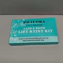 Lash Lift and Black Color Kit, Brow Lamination Kit, Professional 4 in1 Lash and Brow Perm Kit, 6-8 Weeks Long-lasting, for DIY or Professiona Use