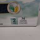 Pampers Pure Baby Diapers, Size 2 (12-18 lbs), 74, Up to 100% Leakproof, Premium Hypoallergenic Soft Diapers