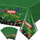 6 Pcs Turtle Birthday Party Tablecloths Decorations, Disposable Cartoon Turtle Table Cloths Plastic Rectangle Table Covers for Cartoon Theme Birthday Party Supplies, 54x108 Inches