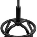 PONO 300-Pound Adjustable Height Bar Stool, Pneumatic Swivel Bar Stool, 360 Degree Swivel, Heavy Duty Steel Frame Stool Perfect for Home, Bar, Garage and Shop, Black