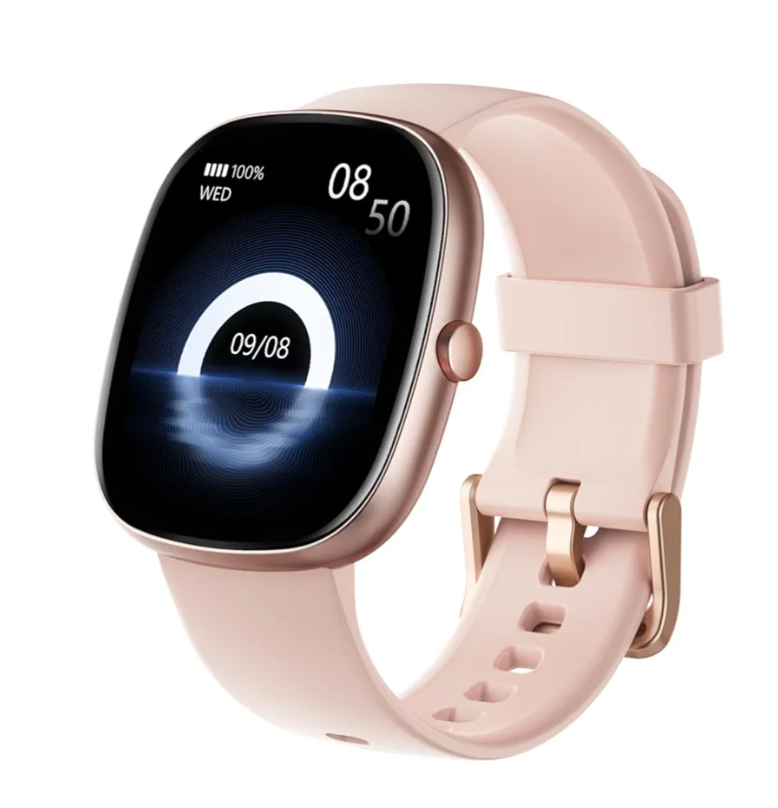 Smart Watches for Women Men (Answer/Make Calls), 1,85" HD Smart Watch for iPhone/Android Phones, Fitness Tracker with 100+ Sport Heart Rate/Sleep Monitor Pedometer IP68 Waterproof (Pink) 