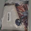 Christmas Snowman Shower Curtain, Cute Xmas Snowman Snow Forest Rustic Farmhouse Shower Curtain for Bathroom Set, Fabric Bath Curtains Sets with Hooks 72x72 Inch