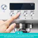 CASABREWS Ultra Pro 20 Bar Espresso Machine with Fast Heating System
Ready in 3 Seconds, LCD Display, Custom Brew Temp, 20-Bar Italian Pump, 3 Holes Steam Wand, Latte & Cappuccino Machine
