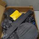 GEEBOBO 5 Tiered Tall Plant Stand for Indoor, Wood Plant Shelf Corner Display Rack, Multi-tier Planter Pot Holder Flower Stand for Living Room Balcony Garden Patio (Black)