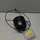 Hanging Planter for Indoor Outdoor Plants Metal Mid Century Minimalist Wall Ceiling Plant Hanger, Hanging Flower Pot Basket Holder for Home Office Dcor(Black) (1PC)