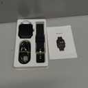 Smart Watch for Men Women Compatible with iPhone Samsung Android Phone 1.83 inch Full Touch Screen IP68 Waterproof Bluetooh Fitness Tracker Heart Rate/Sleep Monitor, Black