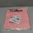 Yeokou Sweater Vest for Women Crochet Tank Top Knitted Tops Camis Tee Halter V Neck Sleeveless Summer Shirts Pullover(Pink-XS)