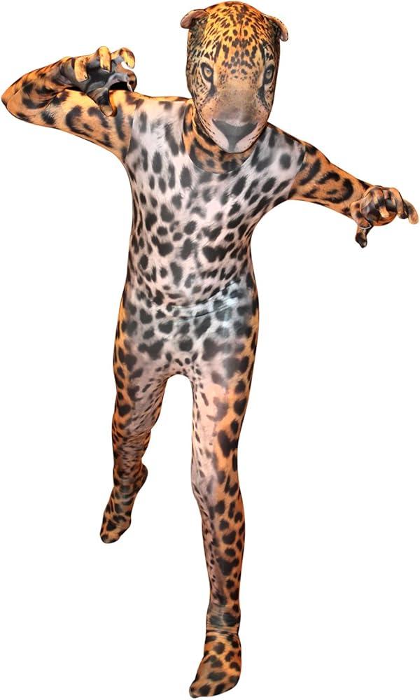 Morphsuits Kids Jaguar Animal Costume, Cheetah Costume for Girls, Jaguar Costume, Large