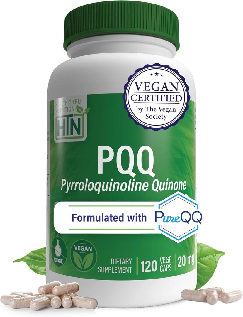 Health Thru Nutrition PQQ 20mg Pyrroloquinoline Quinone 120 Servings