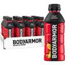 BODYARMOR Sports Drink Sports Beverage, Fruit Punch, Coconut Water Hydration, Natural Flavors With Vitamins, Potassium-Packed Electrolytes, Perfect For Athletes, 16 Fl Oz (Pack of 12) BBD: September 17 2025