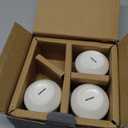 MIAMIO - Espresso Cups Set of 4 (3 oz) / Espresso Cup, Ceramic Espresso Cups, Handleless Mug, Japanese Tea Cups - Luxe Collection (White)