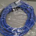 Heavy Duty Garden Hose 25 ft, Non-Expanding Flexible Water Hose, Kink Resistant Lightweight Hybrid Hose, Leakproof Hose Male to Female Fittings (Blue)