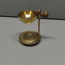 Incense Burner, Incense Holder  Tea Light Candle or Charcoal Resin Heated for Home Decor. Beautiful Adjustable Design for Home Fragrance and Spiritual Gifts, Offering a Calming Atmosphere.