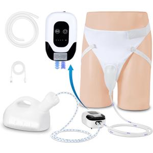 2025 Intelligent Female Electric Urinal with Non-Invasive Sensitive Sensor Technology for Automatic Start, Bed Rest Anti-Leakage Design, 2000mL Large Capacity, 6.5 ft Catheter