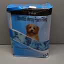 DR.DUDU 10lbs Shredded Memory Foam Filling for Bean Bag Filler, Soft and Convenient Pillow Stuffing Foam for Couch Cushion Dog Bed Chair Arts Crafts, Added Gel Particles (Blue)