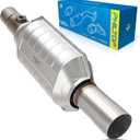 PHILTOP 1PC High Flow Catalytic Converter with Shield for 1996-2000 Cherokee, 1996-1998 Grand Cherokee, Automotive Replacement Catalytic Converters OEM 15820, 10150 (EPA Compliant)