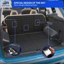 Rongtaod Cargo Mat Compatible with 2023 2024 2025 2026 Kia Sportage Trunk Mat Cargo Mat TPE Cargo Liner Back Seat Cover Protector Sportage Accessories (Backrest Mats+Trunk Mat)