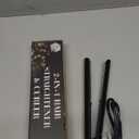 Nicebay 1 Titanium Flat Iron, Fast Heating Hair Straightener & Curler,with 5 Temp Settings, Negative Ion Technology,Travel-Friendly, Smooth Salon Design (Amber)