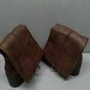 DREAM PAIRS Womens Knee High Round Toe Platform Boots (Brown, S) Size: 6.5