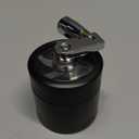 1.5 Inch Hand Seasoning Spice Cracker Crusher Grinder with Handle(Black)