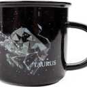 Creature Cups - Taurus Ceramic Mug - 13.5 oz Astrology Coffee Cup with Horoscope Traits Inside
