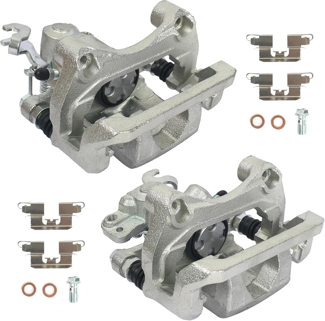 PAROD Rear Brake Caliper Fit for 2006-2012 Ford Fusion, 2007-2012 Lincoln MKZ, 2006 Zephyr, 2006-2013 Mazda 6, 2006-2011 Mercury MilanReplace#18B5002 18B5003
