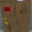 Gianotter Dual Monitor Stand Riser, Desk Organizer With Drawer and 2 Pen Holders, Computer Monitor Stand, Shelf for Top of Desk, Black