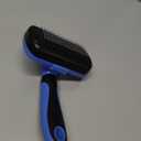 Swihauk Self Cleaning Slicker Brush - Skin Friendly Deshedding Grooming Tool for Dogs & Cats, Suitable for Shedding & Haired Pets, with Pet Supplies Accessories, Blue