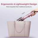 3 in 1 Travel Hair Dryer Brush, Lightweight Blow Dryer Brush in One for Faster Dry & Style, Blowout Hot Air Brush, One Step Straightener Volumizer with Millions Negative Ions for Smooth