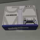 Wireless Retro Game Console Stick with 40000+ Games, Video Game Console 23+ Emulators Classic Games, 4K HDMI Output for TV, Plug & Play Retro Gaming Stick with Dual 2.4G Controllers (White)