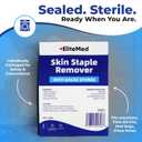 Premium Sterile Staple Removal Kit - Includes Staple Remover, PVP & Alcohol Prep Pads, Gauze Sponge | Single-Use Staple Removal Tool